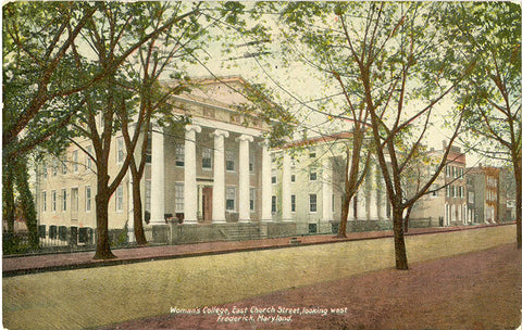 Frederick Maryland Women's College Hood College Vintage Postcard 1913 - Vintage Postcard Boutique