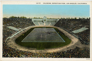 Coliseum Exposition Park Los Angeles California Vintage Postcard (unposted) - Vintage Postcard Boutique
