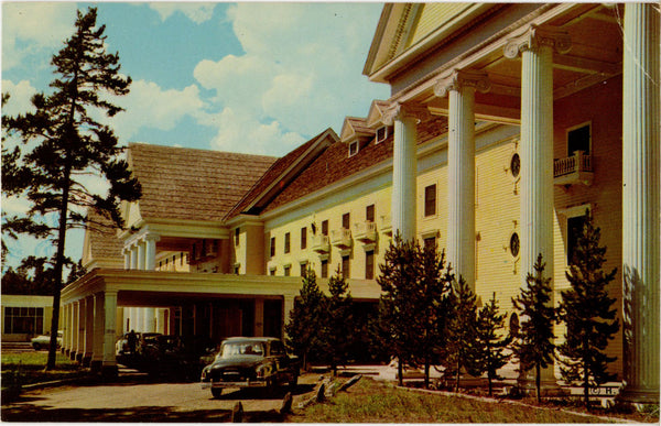 Lake Hotel Yellowstone National Park Wyoming Vintage Postcard (unposted)
