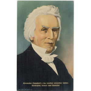 Alexander Campbell Teacher Preacher Writer Vintage Postcard (unposted) - Vintage Postcard Boutique