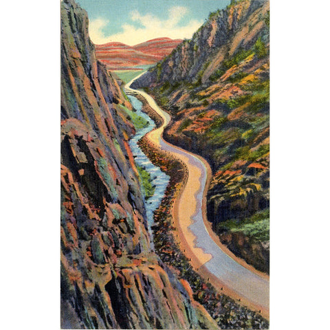 Big Thompson Canon Estes Park Rocky Mountain National Park Colorado Vintage Postcard (unused)
