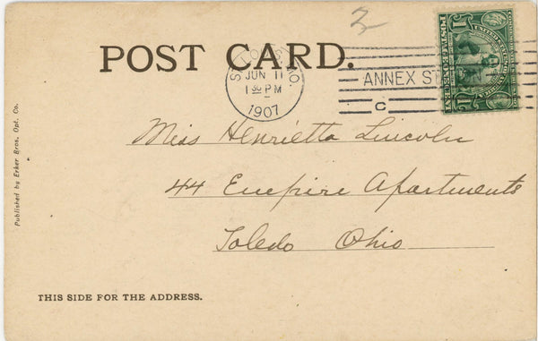 Forest Park Horse & Buggy Birch Drive St. Louis Missouri Vintage Postcard 1907 - Vintage Postcard Boutique