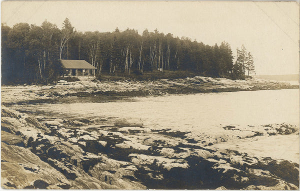 Famous Maine Lighthouses Vintage Multiview Postcard (unposted) (Copy)