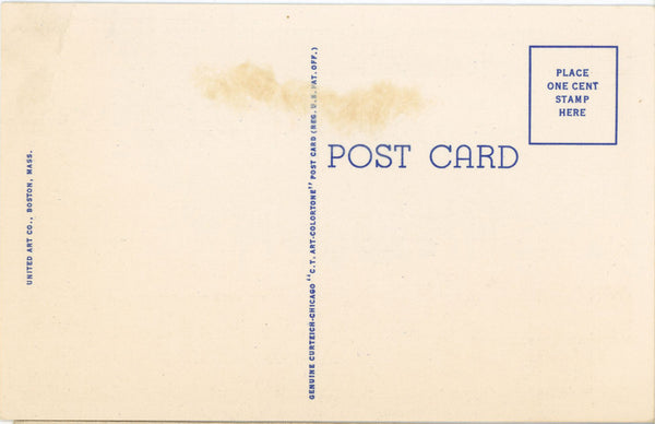 Boston Massachusetts South Station Vintage Postcard (unposted)