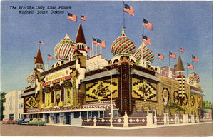 Corn Palace Mitchell South Dakota Vintage Postcard (unused) - Vintage Postcard Boutique