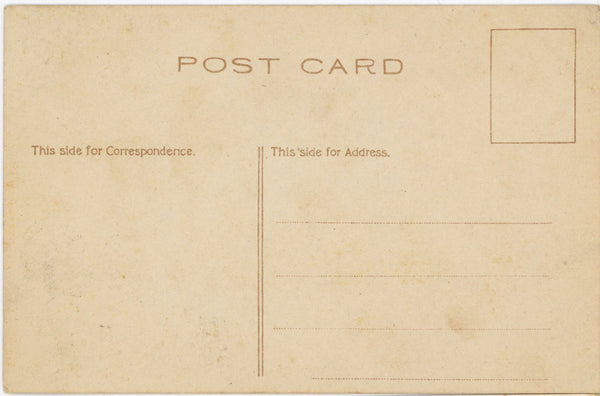 Am Holding My Own Here Romantic Couple Vintage Postcard c. 1910s