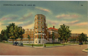 Homer G. Phillips Hospital St. Louis Missouri Vintage Postcard c. 1930s (unposted) - Vintage Postcard Boutique