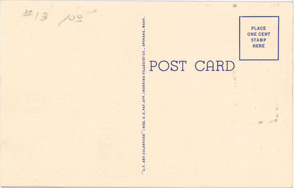 Glacier National Park Montana Logan Pass Vintage Postcard (unused)