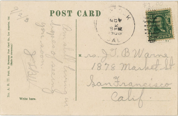 Melon Field Vintage Botanical Postcard 1908