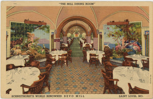 Schneithorst's Bevo Mill Dining Room St. Louis Missouri Vintage Postcard 1958 - Vintage Postcard Boutique