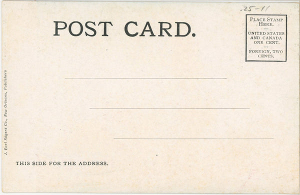New Orleans Louisiana Court House Vintage Postcard UDB 1907 (unposted)