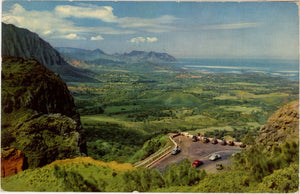 Nuuanu Pali Precipice Oahu Hawaii Vintage Postcard 1953 - Vintage Postcard Boutique