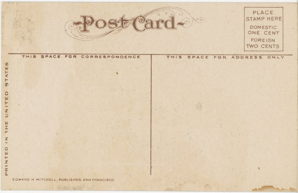 First Bridge Ogden Canyon Utah Wasatch Range Vintage Postcard circa 1910 (unposted)