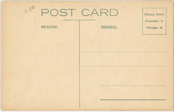 Old Faithful Inn Yellowstone National Park Wyoming Vintage Postcard c. 1910s