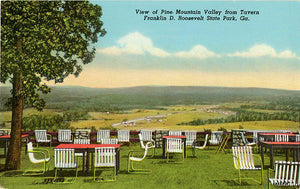 Pine Mountain Valley Franklin D Roosevelt State Park Georgia Vintage Postcard (unused)