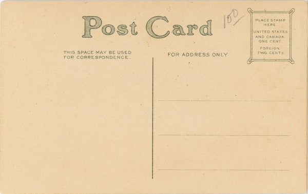 Language of Flowers Wheat Plenty Vintage Botanical Postcard c. 1910 (unused)