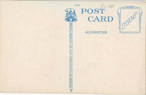 San Francisco Aerial Civic Center California Vintage Postcard c 1910s (unposted)