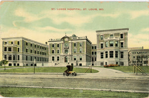 St. Luke's Hospital St. Louis Missouri Vintage Postcard 1909 - Vintage Postcard Boutique