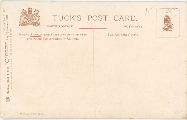 Blithe Sheaves Tucks Oilette Vintage Farming Postcard c. 1910s