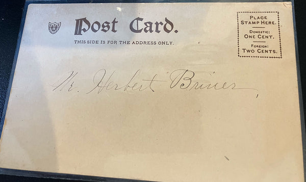 Vintage Ullman Santa Claus Christmas Postcard 1906