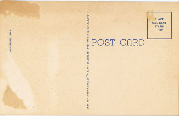 University of Minnesota Home of the Golden Gophers Vintage Postcard (unposted)
