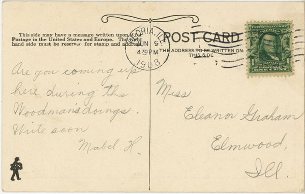 Weaned & A Heavy Drinker Kitten RPPC Vintage Cat Postcard 1908