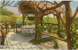 San Diego California Ramona's Marriage Place Wishing Well Vintage Postcard (unused) - Vintage Postcard Boutique
