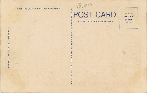 Yale University New Haven Connecticut Graduate Studies Hall Vintage Postcard (unposted)
