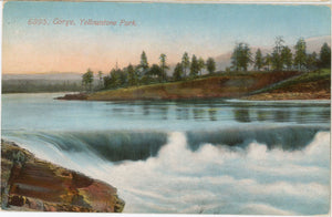Gorge Yellowstone National Park Wyoming Vintage Postcard c1910 (unused) - Vintage Postcard Boutique