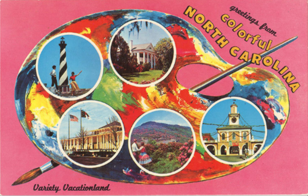 North Carolina Variety Vacationland Multi View Vintage Postcard (unused) - Vintage Postcard Boutique