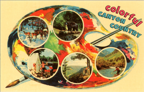 Pennsylvania Canyon Country Palette Series Vintage Postcard (unused) - Vintage Postcard Boutique