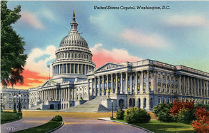 United States Capitol Washington D.C. Vintage Postcard (unused) - Vintage Postcard Boutique