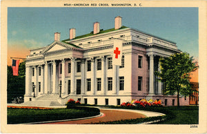 American Red Cross Building Washington D.C. Vintage Postcard 1943 - Vintage Postcard Boutique