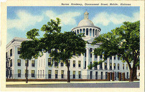 Mobile Alabama Barton Academy Vintage Postcard - Vintage Postcard Boutique