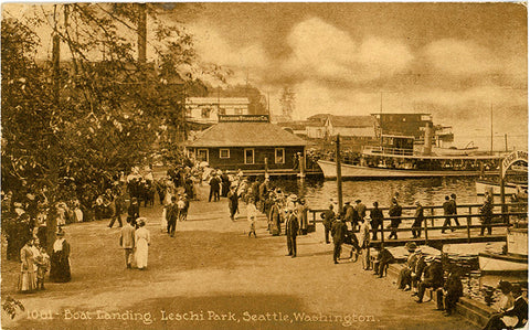 Seattle Washington Second Avenue North From James Vintage Postcard 1913