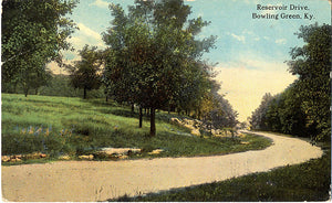 Bowling Green Kentucky Reservoir Drive Vintage Postcard (unused) - Vintage Postcard Boutique