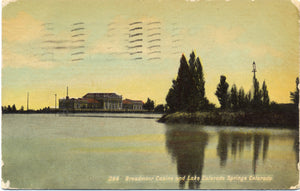 Broadmoor Casino & Lake Colorado Springs Vintage Postcard 1908 - Vintage Postcard Boutique