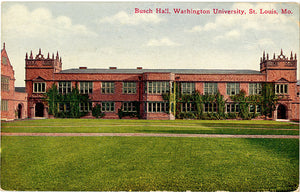 Washington University Busch Hall St. Louis Missouri Vintage Postcard 1910s (unused)