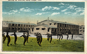 Camp Dodge Johnston Iowa National Guard Military Base Exercise Vintage Postcard 1918 - Vintage Postcard Boutique