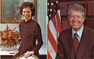 President Jimmy Carter & First Lady Rosalynn Vintage Postcard (unused) - Vintage Postcard Boutique