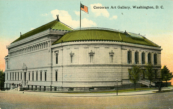 Washington D.C. Corcoran Art Gallery Vintage Postcard circa 1910 (unused)
