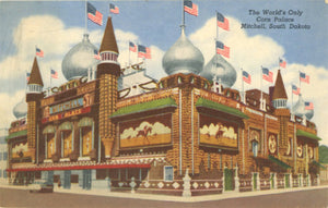 Mitchell South Dakota Corn Palace Vintage Postcard 1959 - Vintage Postcard Boutique