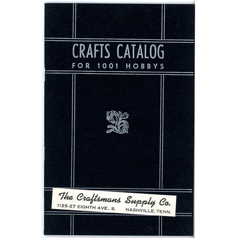 The Craftsman Supply Co. Vintage Crafts Catalog 1950s