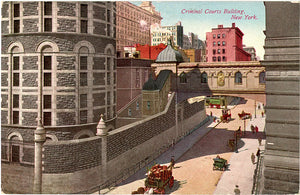 Criminal Courts Building New York City Vintage Postcard circa 1910 (unused) - Vintage Postcard Boutique
