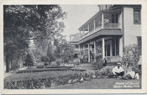 Benton Harbor Michigan House of David Eden Springs Vintage Postcard (unused) - Vintage Postcard Boutique