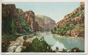 Grand River Canyon Echo Cliffs Railway Colorado Vintage Postcard 1909 - Vintage Postcard Boutique