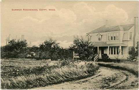 Egypt Massachusetts Summer Residences Vintage Photolux Postcard circa 1920s (unused)