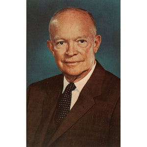President Dwight D. Eisenhower Portrait Vintage Postcard (unused) - Vintage Postcard Boutique