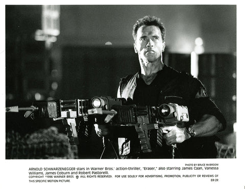 Arnold Schwarzenegger ERASER 1996 Original Press Movie Still