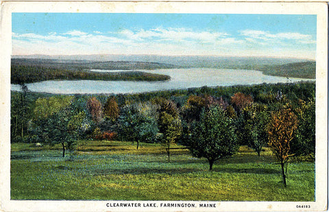 Farmington Maine Clearwater Lake Vintage Postcard (unused) - Vintage Postcard Boutique